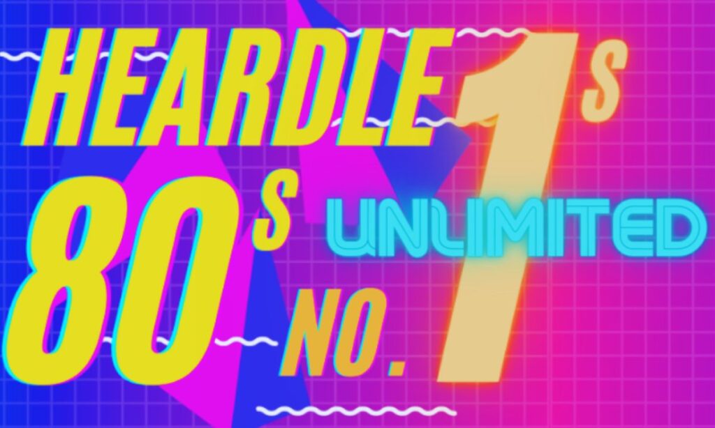 Heardle 80s: The song guessing game Heardle 80s
